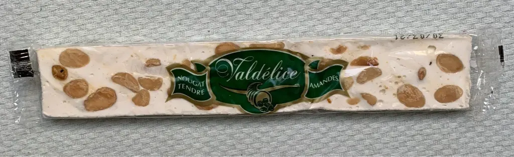 NOUGA TENDRE AUX AMANDES 40G VALDELICE