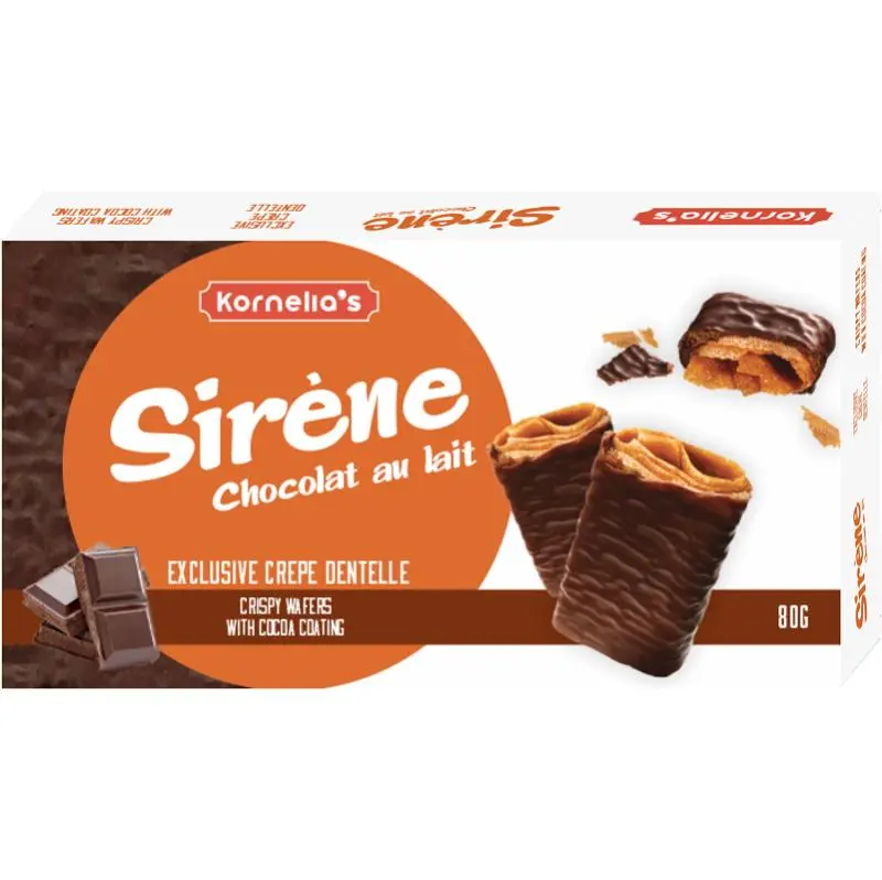 Kornelia's crepe Dentelle cocoa coating 80g