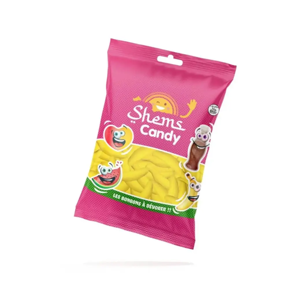 Bananes sucrées halal 100g Shems Candy