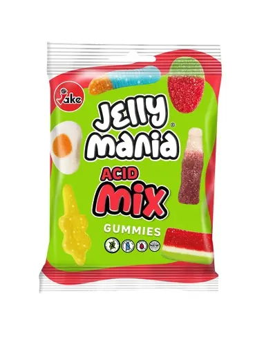 Bonbons Jelly Mania Acid Mix Halal 100g Shems Candy