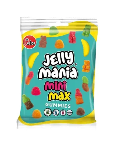 JELLY MANIA MINI MAX SUCRÉ HALAL SHEMS CANDY 100G