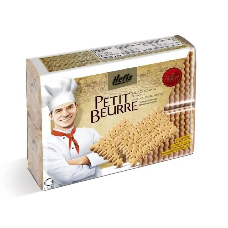 Biscuits Petit Beurre-goût vanille Nefis 370g