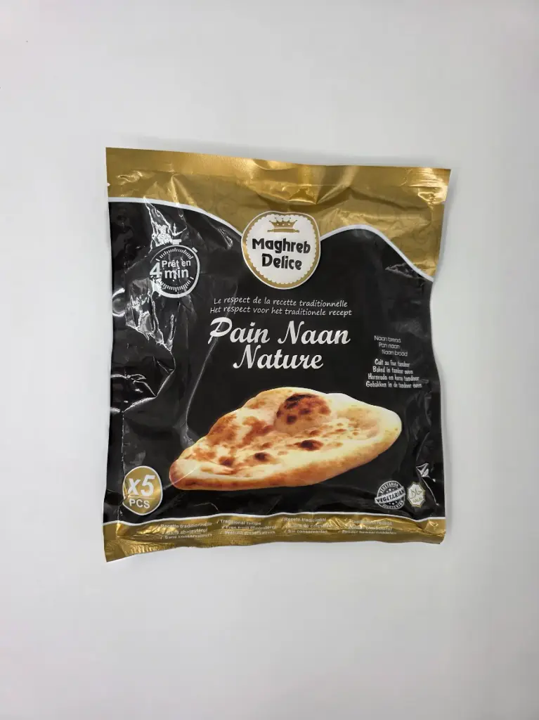 Pain Naan Nature x5 Maghreb Delice