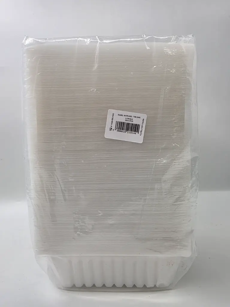 Barquette plastique CHAR 750g x250 AP