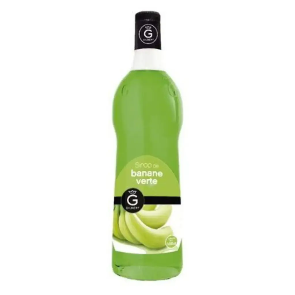 SIROP GILBERT BANANE VERTE 1L
