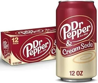 DR PEPPER CREAM SODA 355ML X12