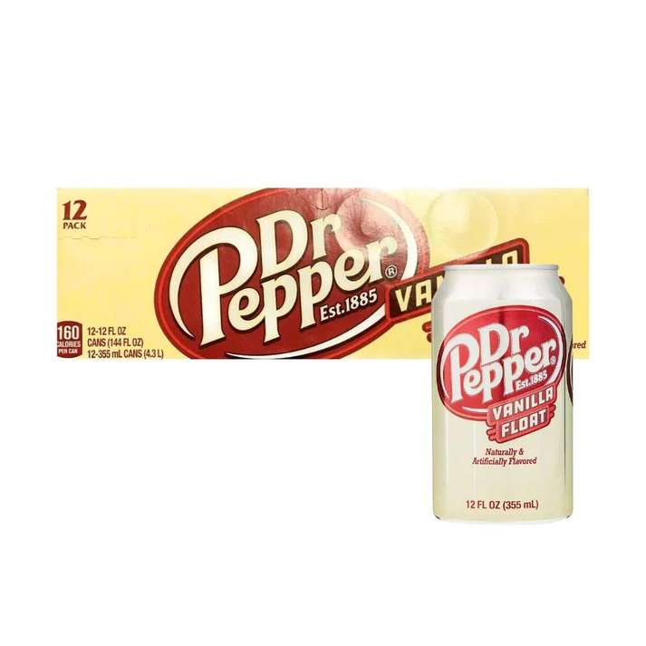 DR PEPPER VANILLA FLOAT 12 X 330ML
