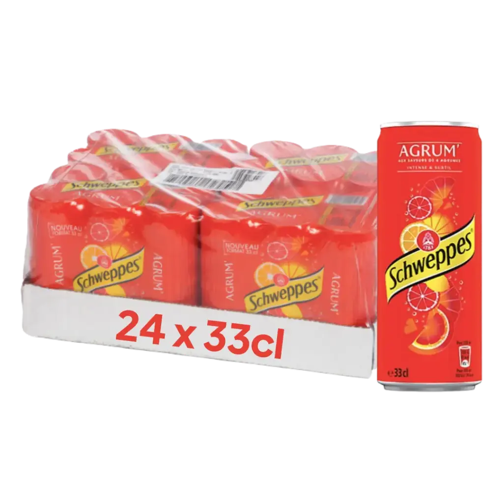 SCHWEPPES AGRUMES 33CL X24