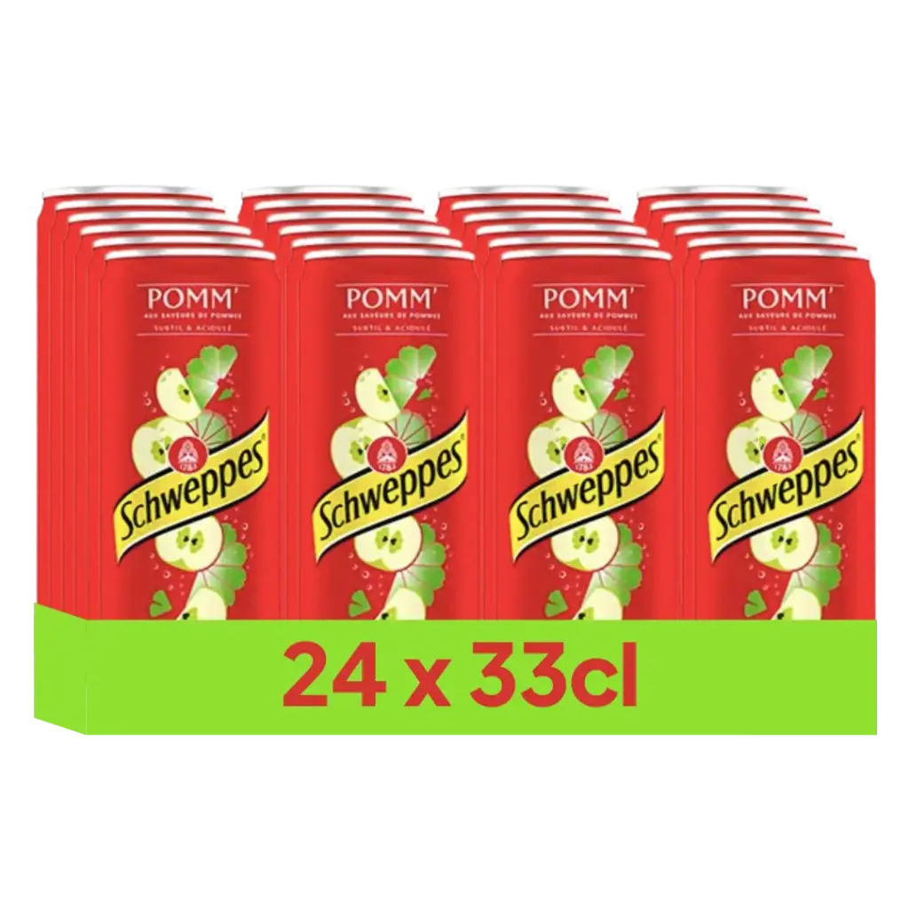 SCHWEPPES POMME 33CL X24