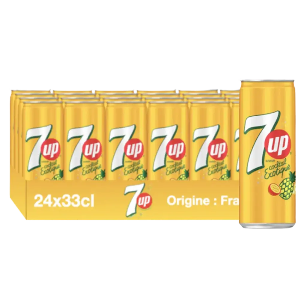 7UP COCKTAIL EXOTIQUE 33CL X24