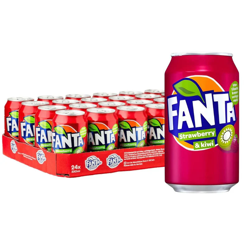 FANTA FRAISE KIWI 33CL X24 UE