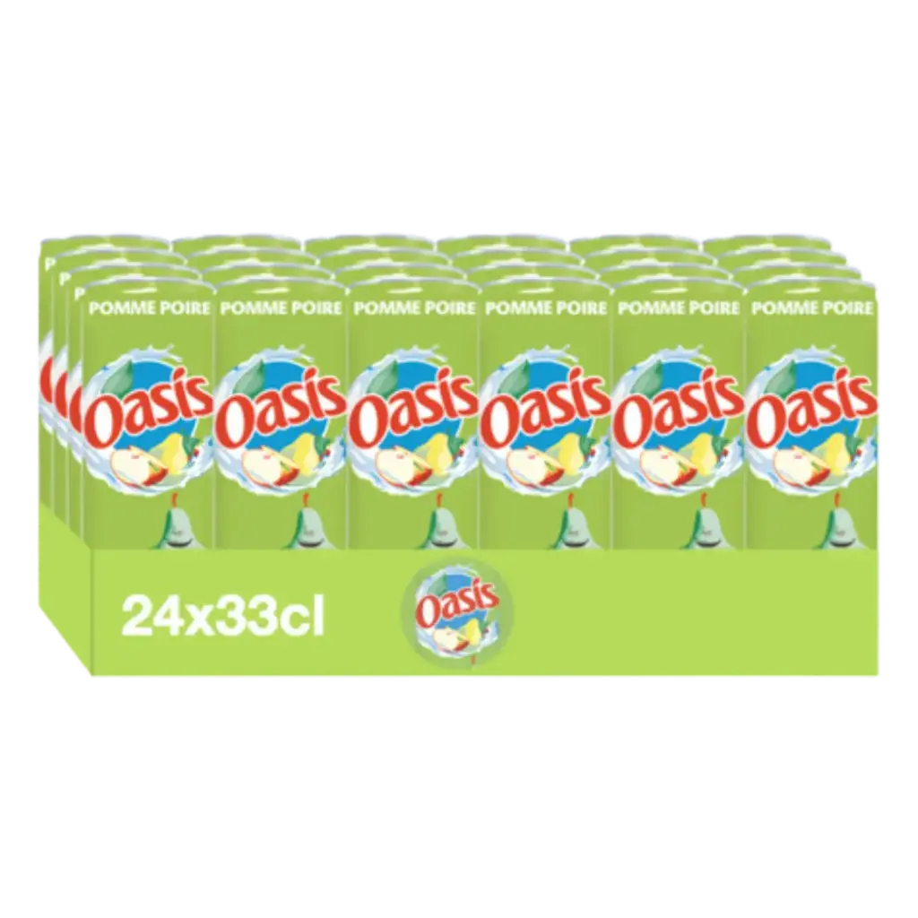 OASIS POMME POIRE 33CL X24