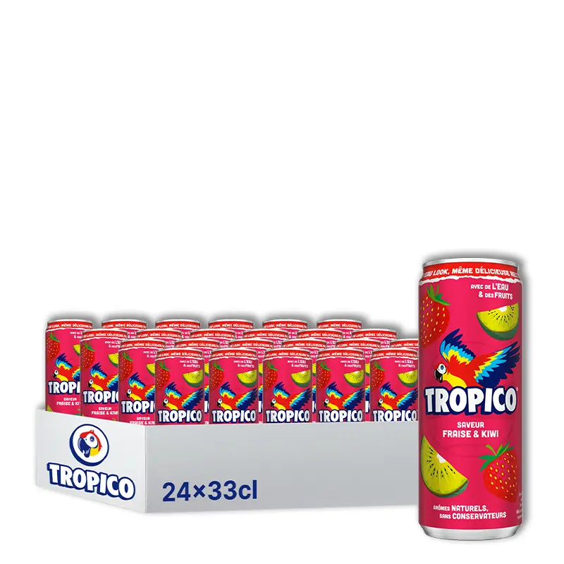 TROPICO FRAISE KIWI 33CL X24