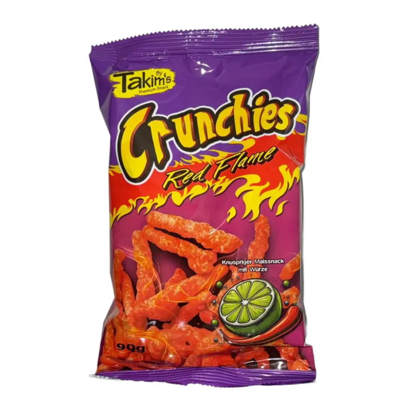 TAKIM'S CRUNCHIES RED FLAME CHILI&LIME 90G