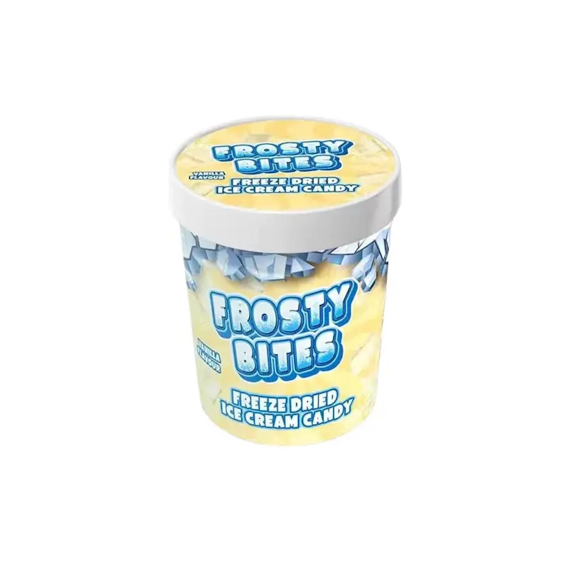 FROSTY BITES Freeze Dried Ice Cream Candy Vanille Flavour 4Og 