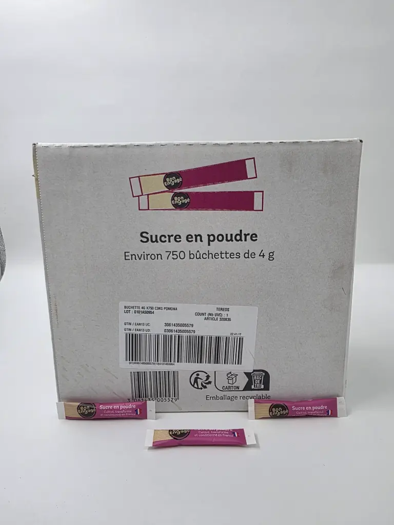 SACHET SUCRE 750X4G BON ENGAGE