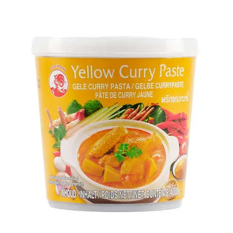 PÂTE DE CURRY JAUNE COCK BRAND 400G