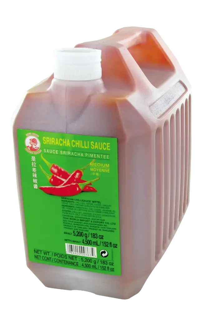 SRIRACHA CHILLI SAUCE COCK BRAND 4.5L {C4}