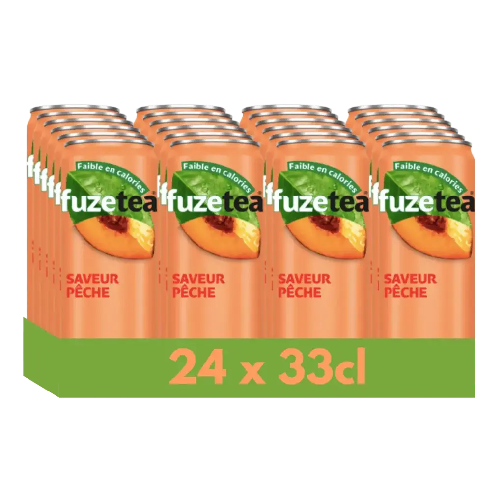 FUZE TEA PECHE 33CL X24 SLIM