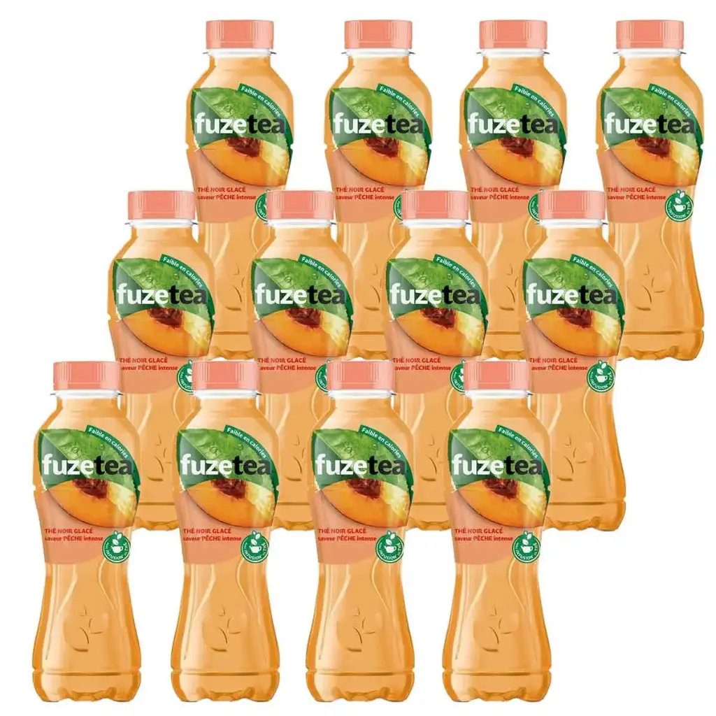 FUZE TEA PECHE 40CL X12