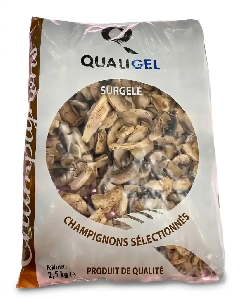CHAMPIGNONS PARIS EMINCES QUALIGEL 2.5KG