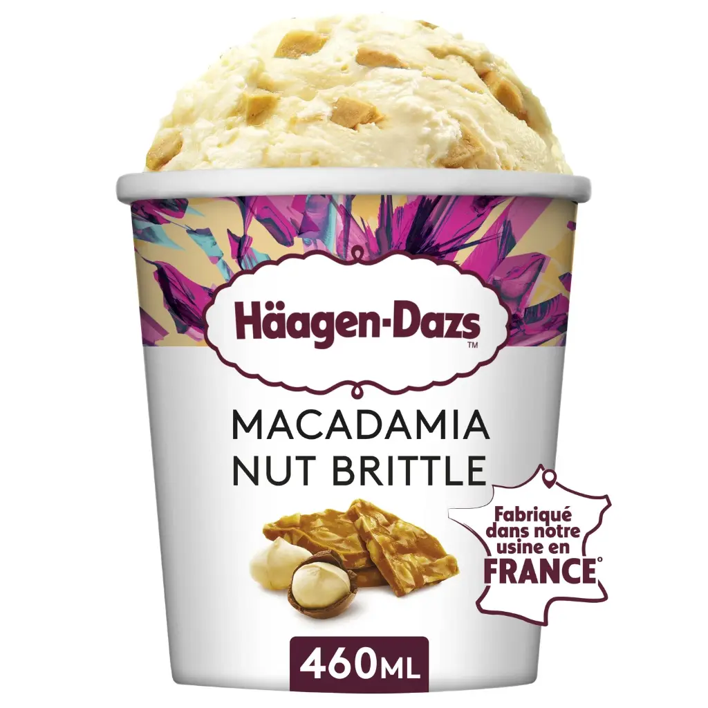 GLACE MACADAMIA 460ML HAAGEN DAZS {C8}