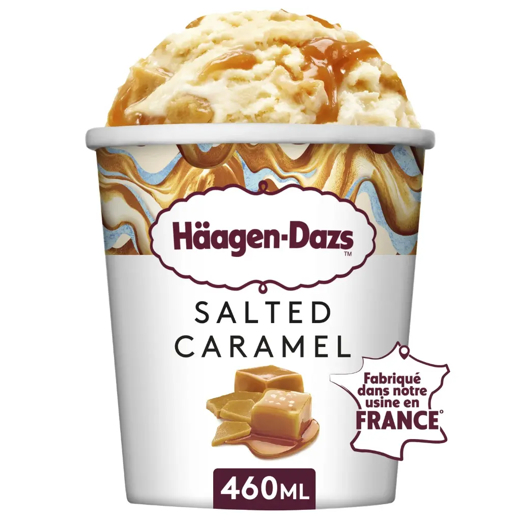 GLACE SALTED CARAMEL 460ML HAAGEN DAZS