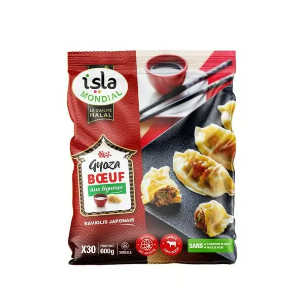 GYOZA BOEUF AUX LEGUMES ISLA MONDIAL 600G