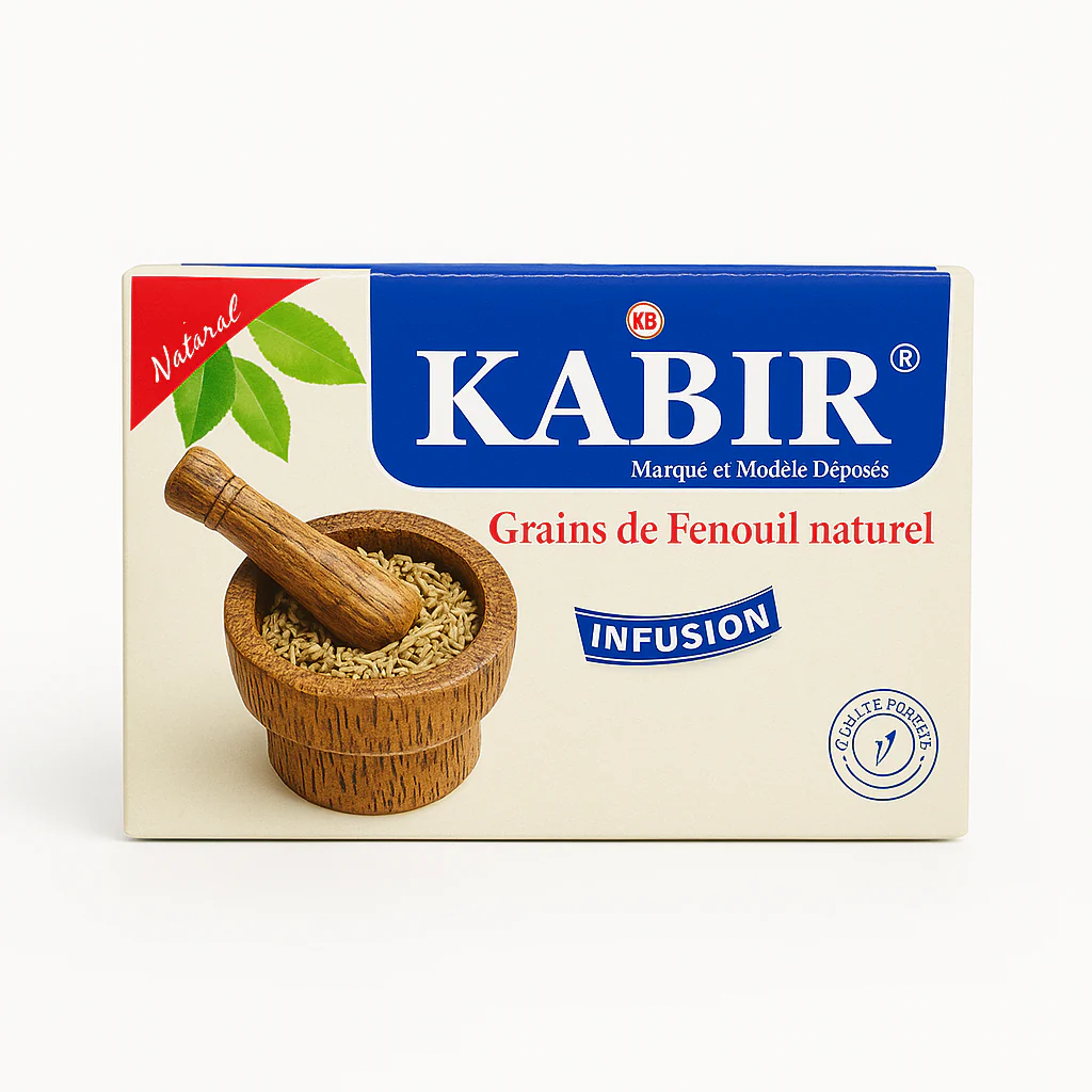 Grains de Fenouil Naturel Kabir 45g