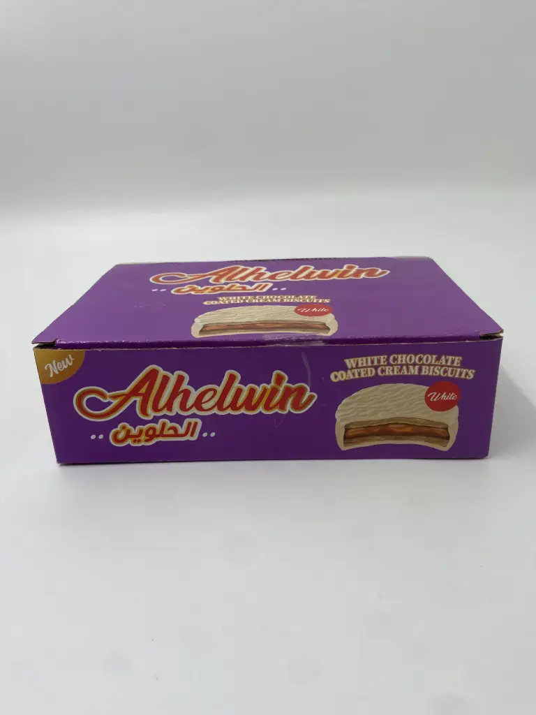 ALHELWIN BISCUIT CHOCOLAT BLANC X10