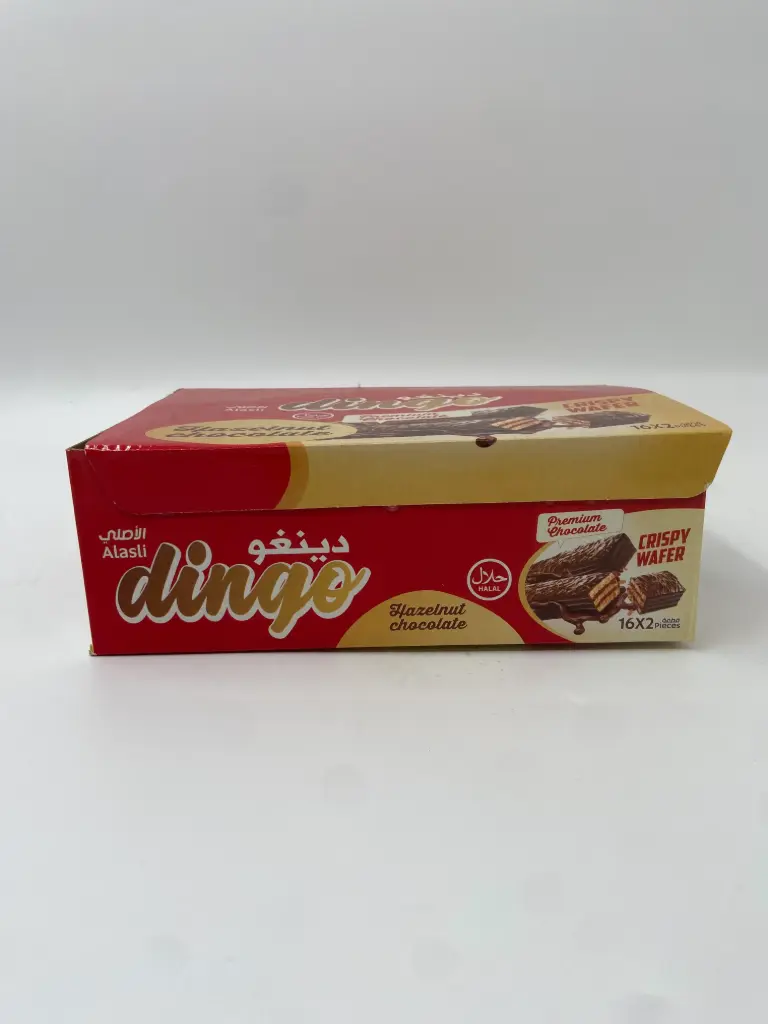 CRISPY WAFFER CHOCOLATE DINGO 16X2