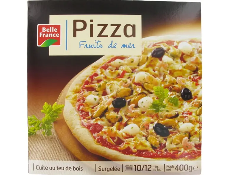 PIZZA FRUITS DE MER BELLE FRANCE 400G