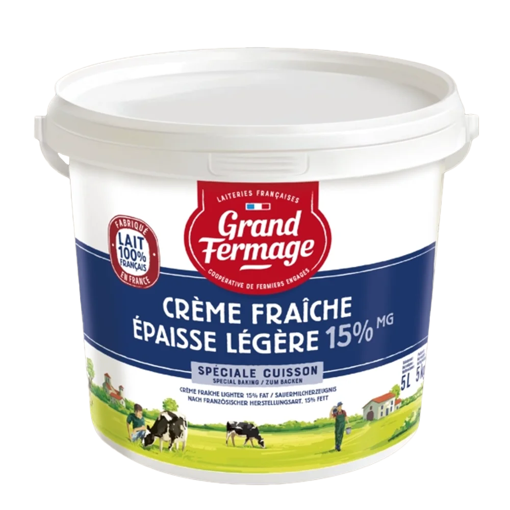 CREME FRAICHE 15% GRAND FERMAGE 5L