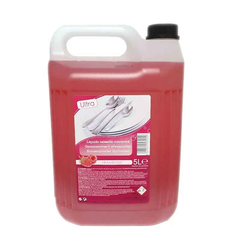 LIQUIDE VAISSELLE FRAMBOISE ULTRA 5L