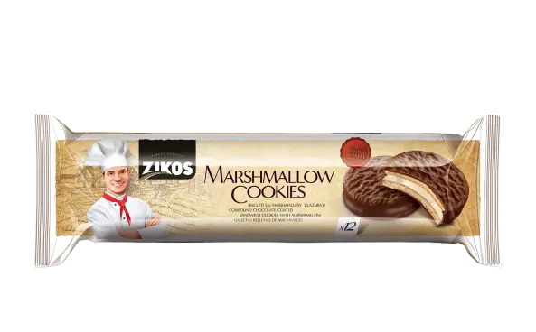 ZIKOS MARSHMALLOW COOKIES 240G X 9