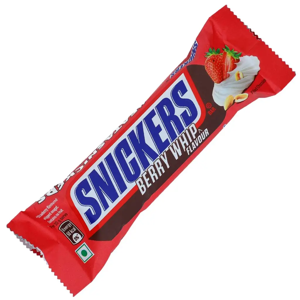 SNICKERS BERRY WHIP FRAISE INDIA 15 X 40G