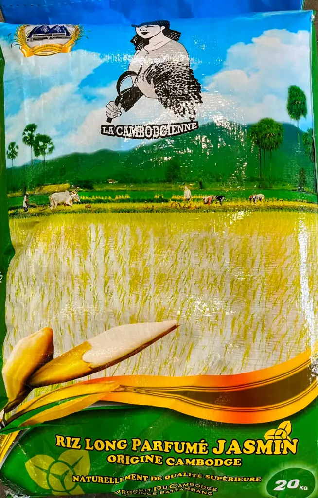 RIZ LONG PARFUMÉ JASMIN 20KG LA CAMBODGIENNE