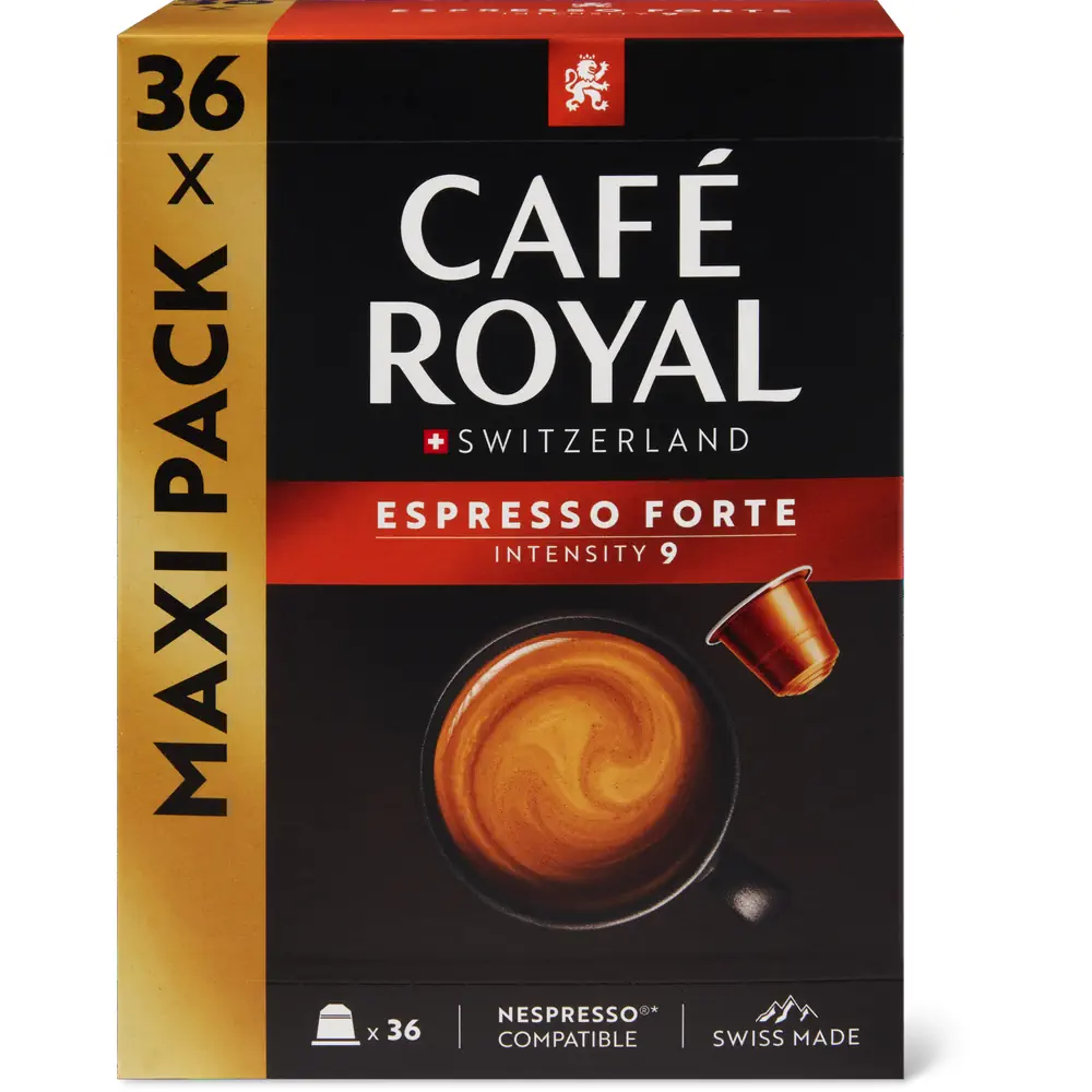 CAFE ROYAL 36 CAPSULES ESPRESSO FORTE No 9