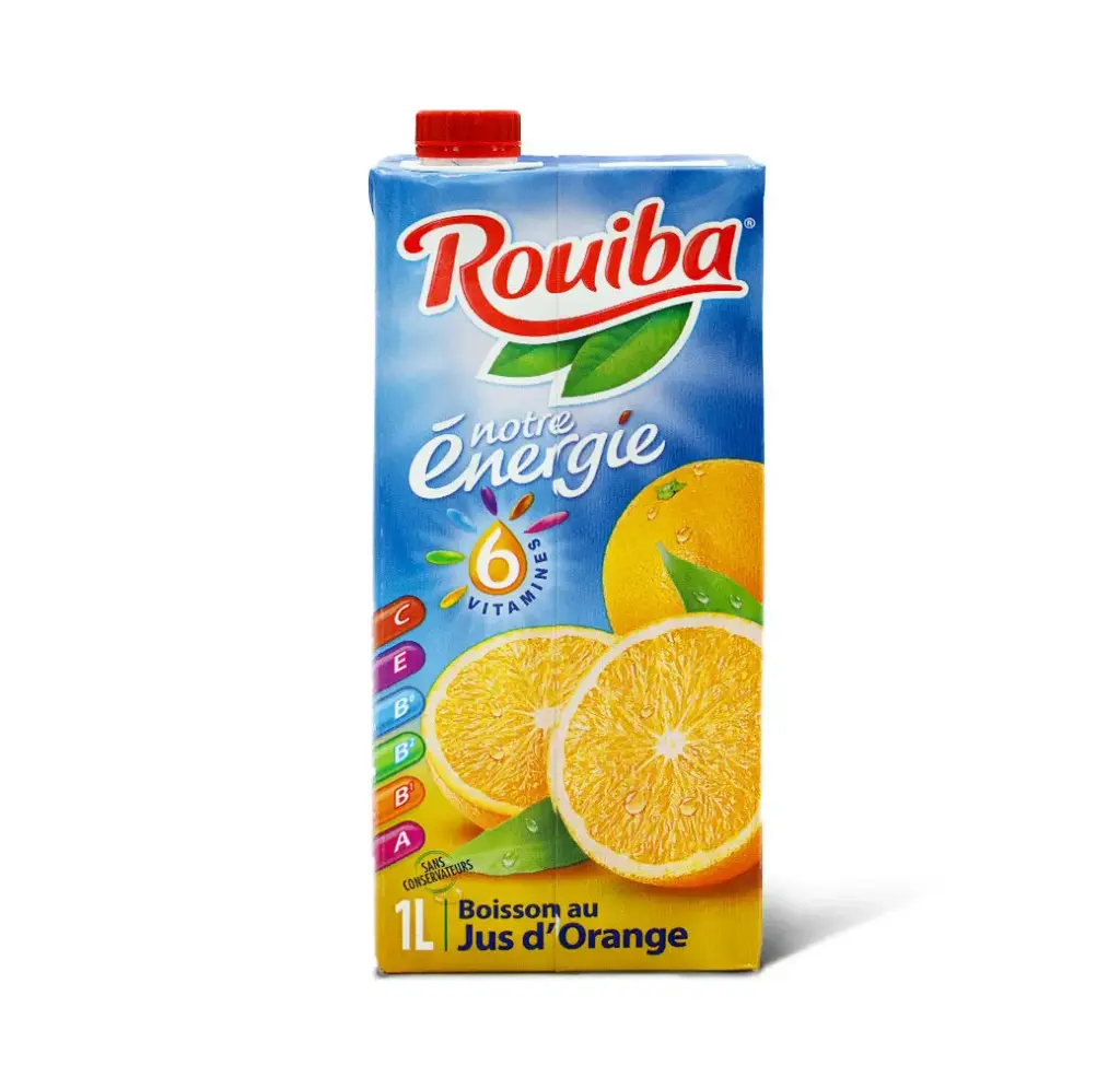 JUS ORANGE 1L X6 ROUIBA