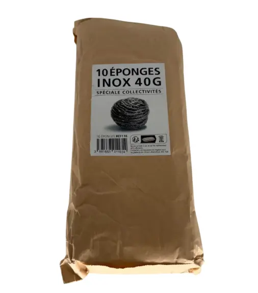 BOULE INOX 40G X10