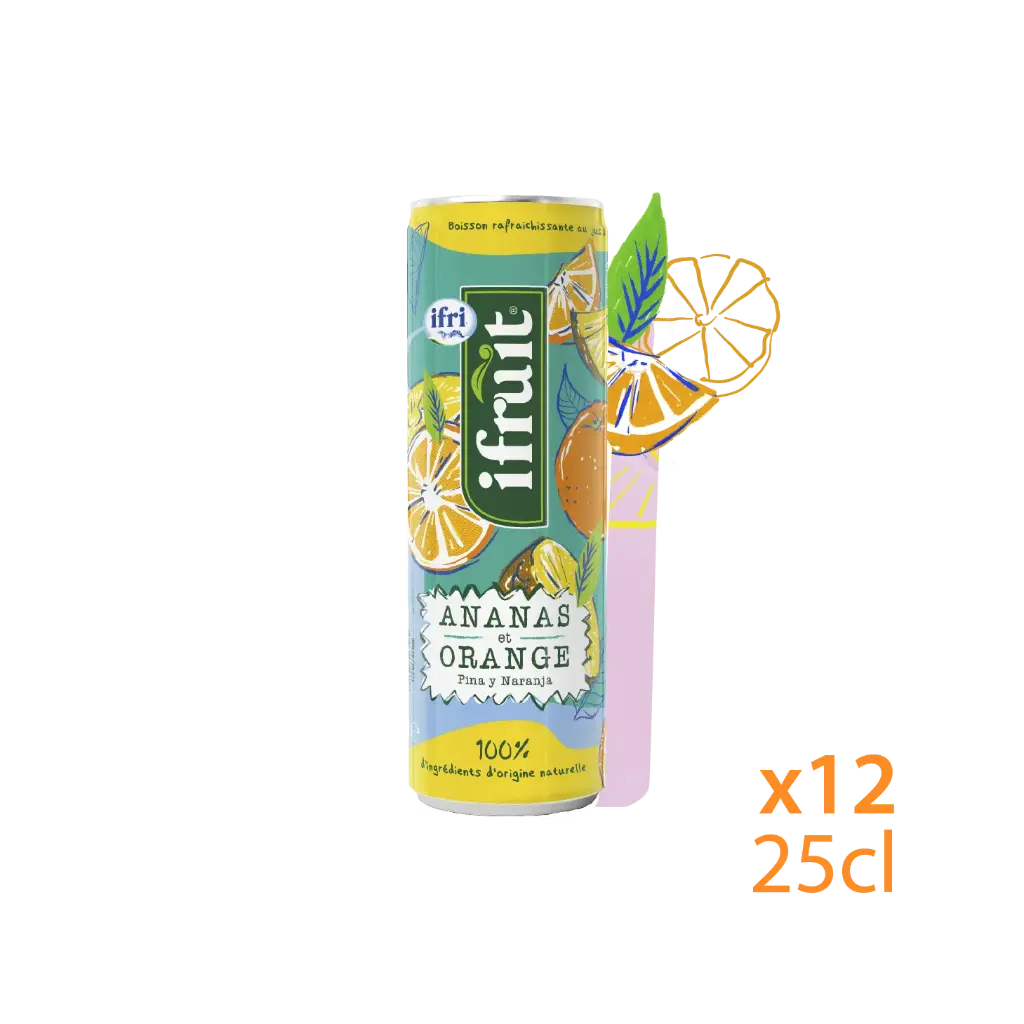 IFRUIT ANANAS ORANGE 25CL X12