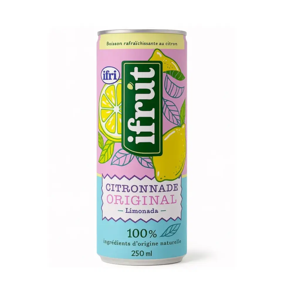 IFRUIT CITRONNADE CANS 25CL X12