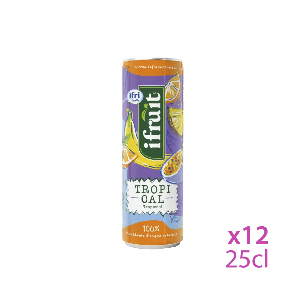IFRUIT TROPICAL CANS 25CL X12
