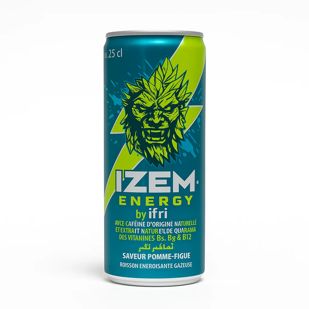 IZEM ENERGY POMME FIGUE CAN 25CL X12