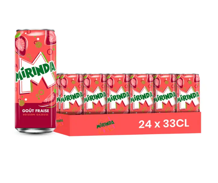 MIRINDA FRAISE 24 X 33CL