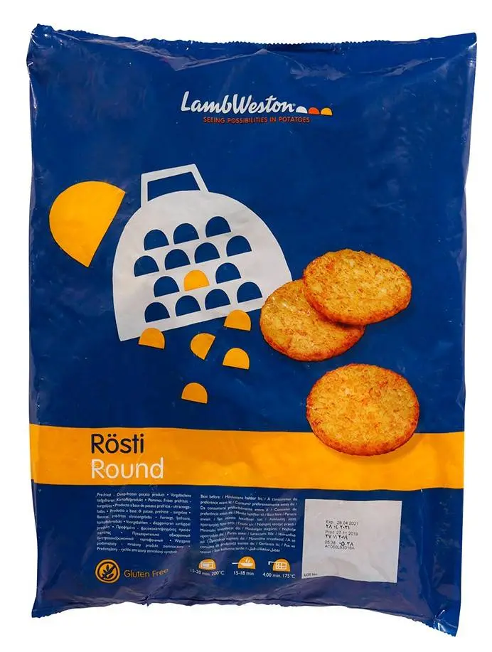 ROSTI ROUNDS LAMBWESTON 2.5KG {C4}