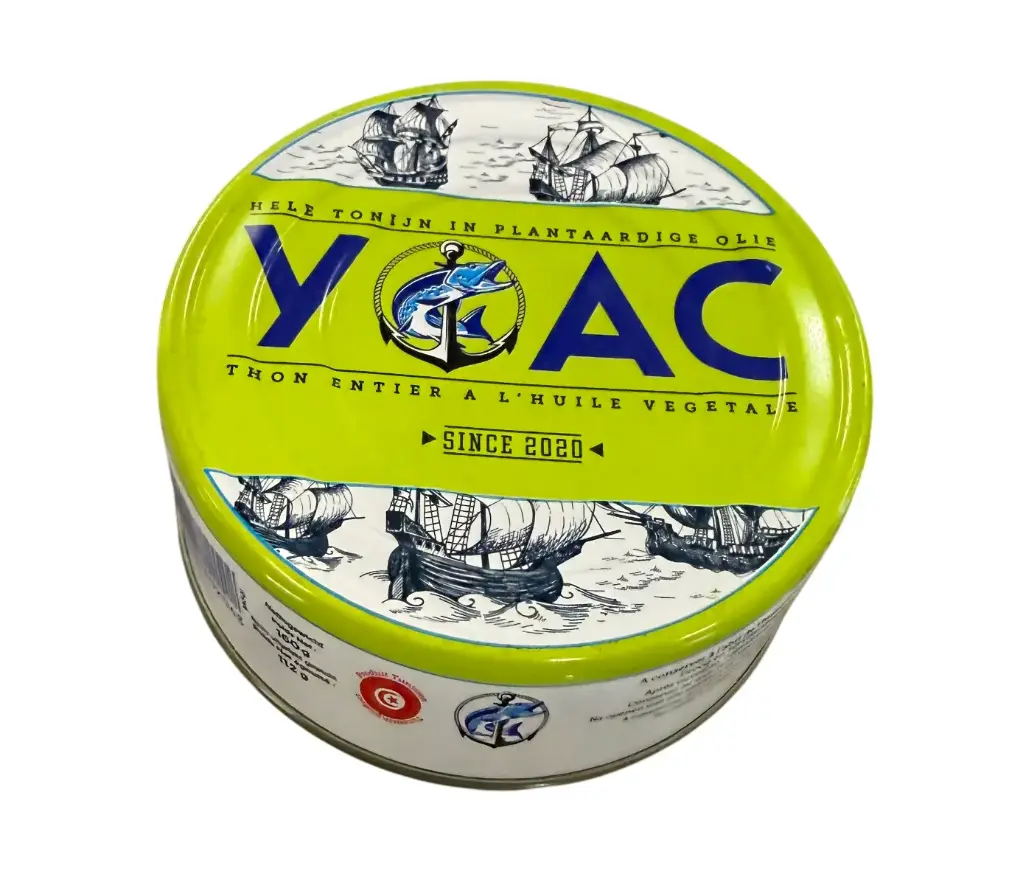 THON ENTIER A L'HUILE VEGETALE 160G YOAC