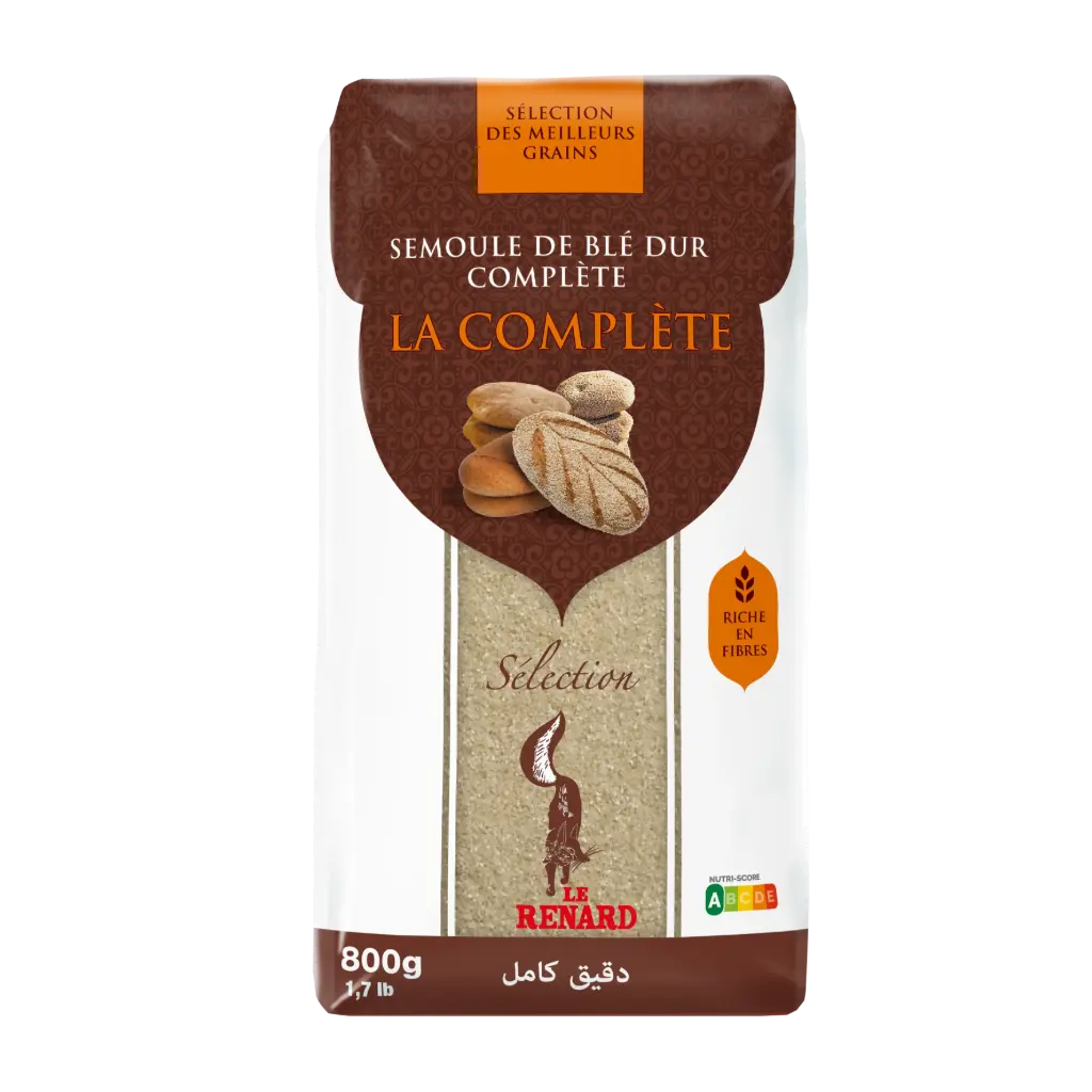 SEMOULE DE BLE COMPLETE 800G LE RENARD