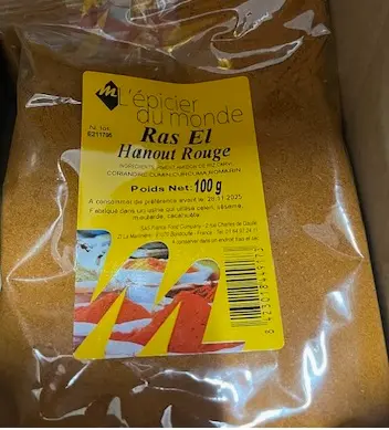RAS HANOUT ROUGE 100G L'EPICIER DU MONDE