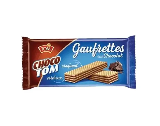 GAUFRETTES CHOCOLAT 100G CHOCO TOM